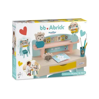 Abrick Sto i stolica My first desk Ecoiffier SM007924, Roze