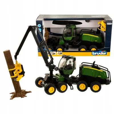 Bruder Kombajn s deblom John Deere 2135, Zeleni
