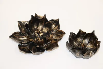 Milleryt Set od 3 dekorativne figure, Cvijetovi
