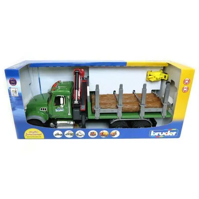 Bruder Kamion Mack s balvanima 2824