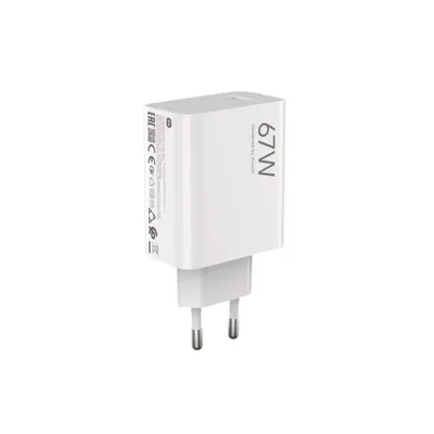 Xiaomi Punjač, 67W, USB, Bijeli
