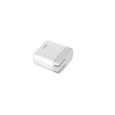 Ldnio Kućni punjač A2528M, 35W, PD, 2xUSB-C, Bijeli + USB-C na Lightning kabl, Bijeli