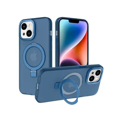 Maska za mobilni telefon iPhone 14 Pro Max, Magsafe Ring, Plava