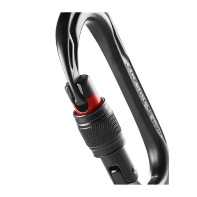 Edelrid Karabiner Oval Power, Crni