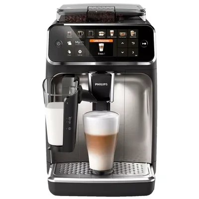 Philips Aparat za espresso kafu 1500W, LatteGo, EP5447/90, Crni