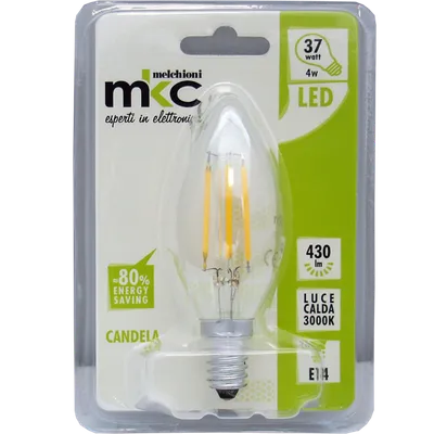 MKC Led sijalica, E14, 4 W, 3000K, 220V AC, Candela C35
