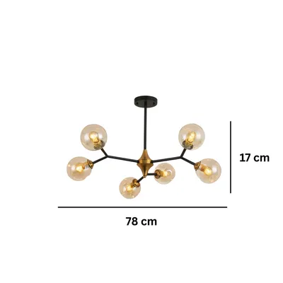 Giga Luster D8264-6, E27x6