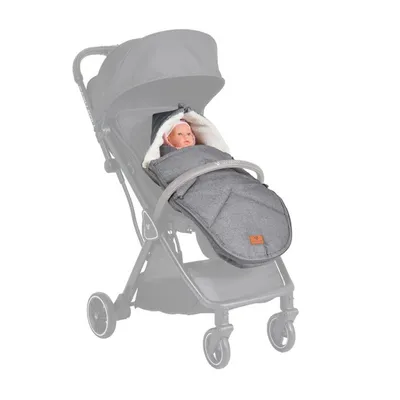 Cangaroo Zimska navlaka za kolica Luxe, Siva