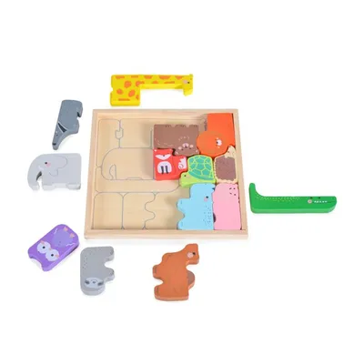Moni Slagalica životinje puzzle, Šarena