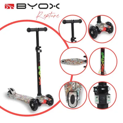 Byox Romobil Rapture, Crni