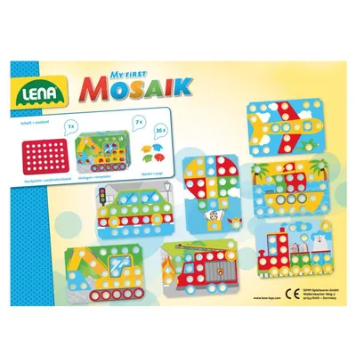 Lena Prvi mozaik- Motiv vozila, Šarena