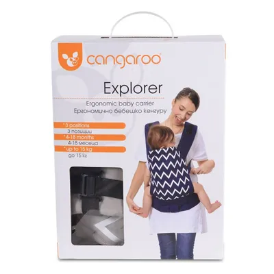 Cangaroo Ergonomska nosiljka, Crna