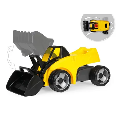 Lena GIGA Trucks bager utovarivač, Žuti