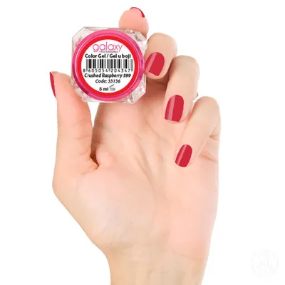 Galaxy Professional UV/LED Kolor gel za nokte 599 Chrushed Raspberry, 5 ml