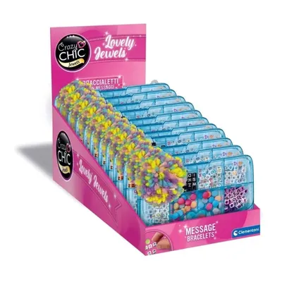 Clementoni Narukvice s porukama Crazy Chic CL18891, Plava