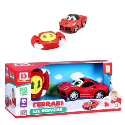 BBurago Igračka Junior Ferrari na daljinski, Crveni