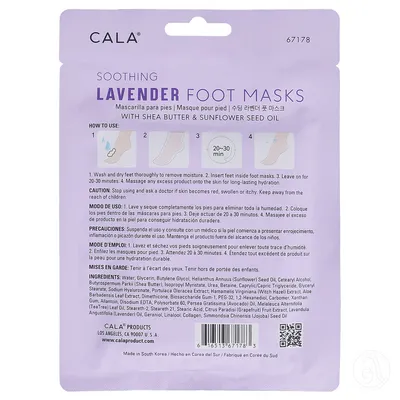 Cala Pedikir Čarape Za Omekšavanje Stopala Lavanda, 14g