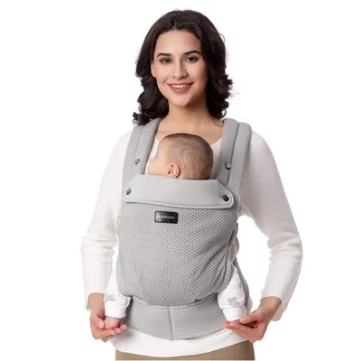 Momcozy Kengur nosiljka Air Mesh HC014-GR00NB-B, Siva