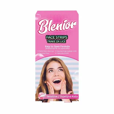 Blenior Trake za lice Sensitive, 20 Komada