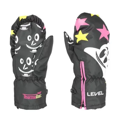 Level Rukavice Lucky Mitt, Crne