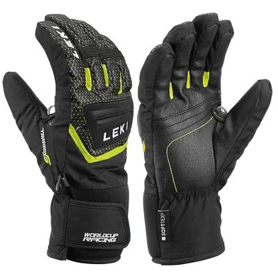 Leki Rukavice WC S Junior, Crne