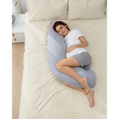 Momcozy Jastuk za trudnice PP001-FG00NB-A PP001, Svijetlo siva