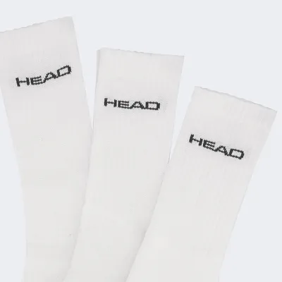 Head Čarape Crew Elements, 3 Para, Bijele