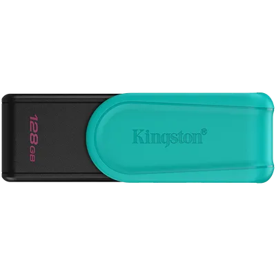 Kingston USB memorija DataTraveler Exodia S, 128GB, USB 3.2 Gen 1, Crno-tirkizna