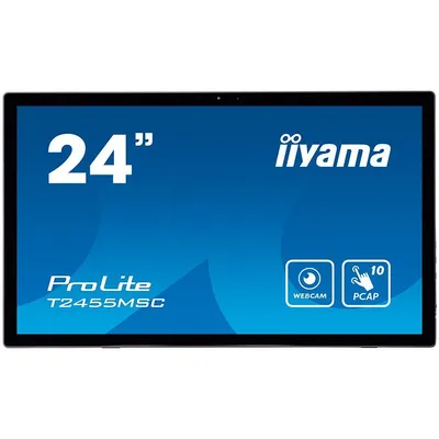 Iiyama Monitor T2455MSC-B1, 24", FHD, IPS, Touch