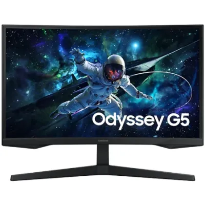 Samsung Gaming Monitor Odyssey G55C, 27", QHD, Zakrivljen