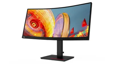 Lenovo Monitor ThinkVision P34w-20, 34.14", WQHD, Zakrivljen, USB-C