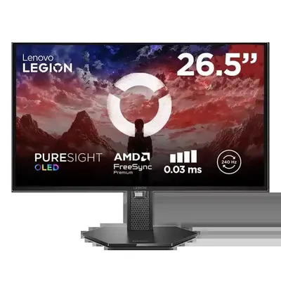 Lenovo Gaming Monitor 27Q-10, 27", QHD, QD-OLED, 240Hz