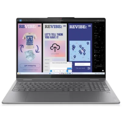 Lenovo Laptop Yoga 7 ILL10 2 u 1 83JT0001US, 16" WUXGA IPS, Core Ultra 7 256V, 16GB