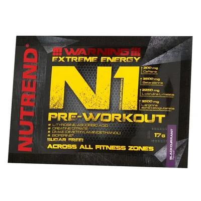 Nutrend Pre-Workout N1, 17g, Crna ribiznla