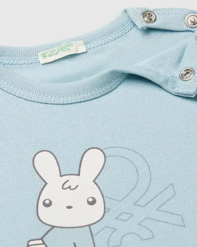 Benetton Majica za bebe 3I9WA1072W-33W-74, Plava