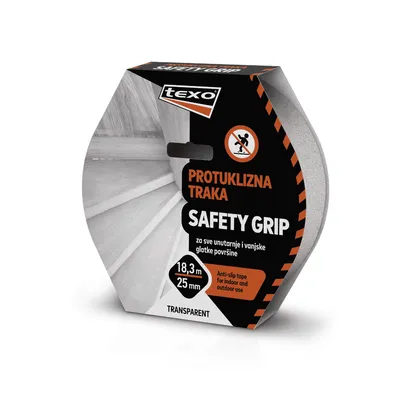 Texo Protuklizna traka Safety-Grip 18,3 m, Siva, 25 mm