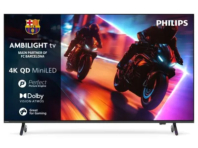 Philips Televizor 55MLED920, 55", Mini LED, 4K, Titan OS, Ambilight, HDR10+, Dolby Atmos, 120Hz