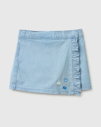 Benetton Suknja-hlače za bebe 4DHJG903OP-901-90, Plave