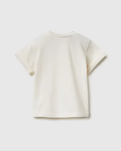 Benetton Majica za bebe 3I1XA106YW-0R2-82, Bijela
