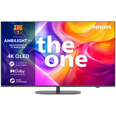 Philips Televizor 65PUS9010/12, 65", QLED, 4K, UHD, Titan OS, Ambilight, Dolby Vision, 144Hz