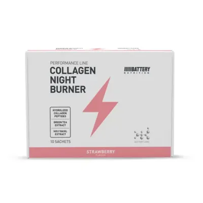 Battery Collagen Night Burner, 10 vrećica, Jagoda