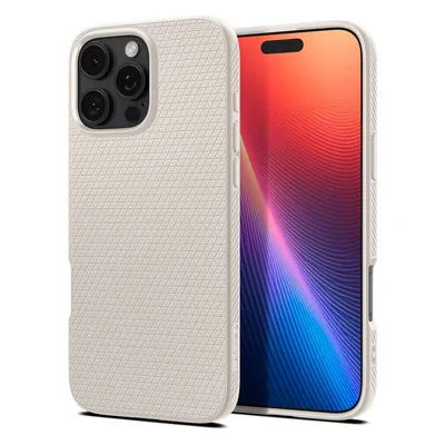Spigen Maska za mobilni telefon Iphone 16 Pro Max Liquid Air, Natural Titanium