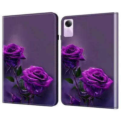 Preklopna futrola za mobilni telefon Xiaomi Redmi Pad SE, Purple Rose