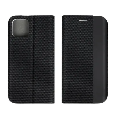 Sensitive Preklopna futrola za mobilni telefon Xiaomi Redmi 14C, Crna