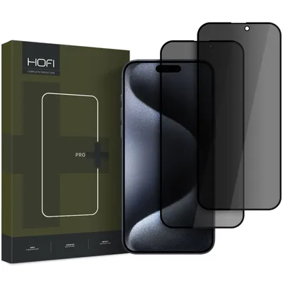Hofi Zaštitno staklo za mobilni telefon Iphone 16 Plus Anti Spy Pro+, 2 komada