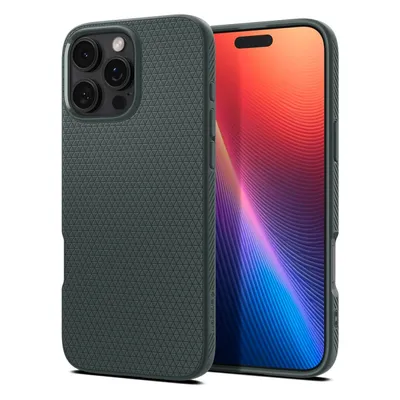 Spigen Maska za mobilni telefon Iphone 16 Pro Max Liquid Air, Abyss Green