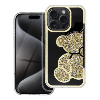 Teddy Bear Maska za mobilni telefon Iphone 16 Pro, Zlatna boja