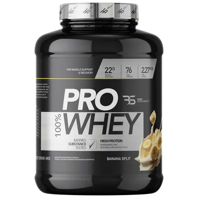Basic Supplements PRO Whey, 2270 g, Banana split
