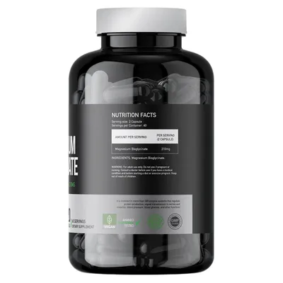 Basic Supplements Magnesium Bisglycinate, 120 kapsula