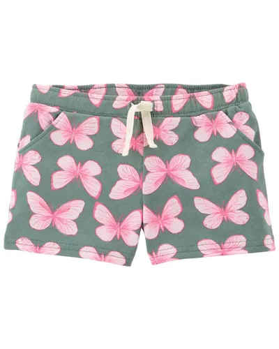 Carters Šorts za bebe, Zeleno-roze
